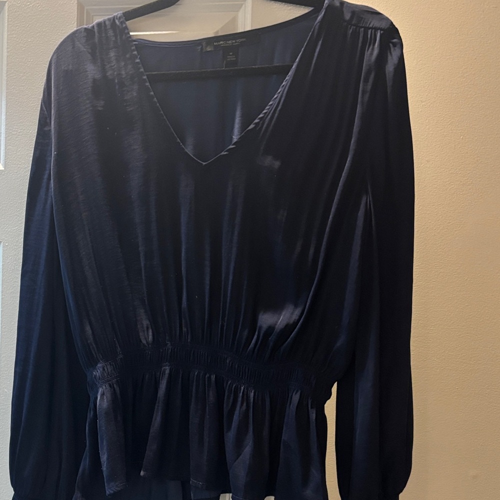 Marc New York Deep Blue Women's Blouse